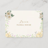 水彩梨フローラ園 名刺 (正面)