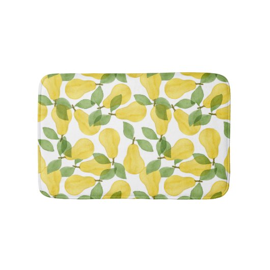 水彩梨:ハンドパター絵を描ン バスマット (正面)