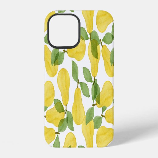 水彩梨:ハンドパター絵を描ン iPhoneケース (裏面)