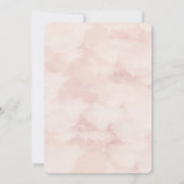 🦊🐰🩰 水彩森林バレリーナの招待状 招待状 (裏面)