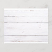 水彩森林動物ジェンダーリビール招待状 チラシ (裏面)