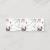 水彩森林動物ブックマーク スキニー名刺 (正面)