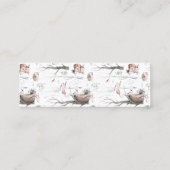 水彩森林動物ブックマーク スキニー名刺 (裏面)