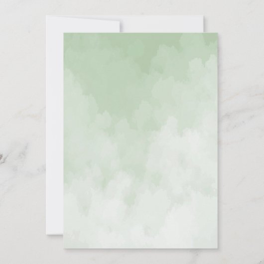 水彩森林動物赤ちゃんシャワー 招待状