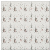 水彩森林動物 ファブリック (見本)