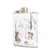 水彩森林動物 フラスク (左)