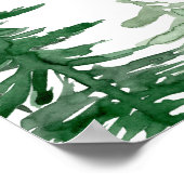 水彩森林森林卒業パーティー ポスター (角)