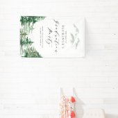 水彩森林森林卒業パーティー 横断幕 (インサイチュ)