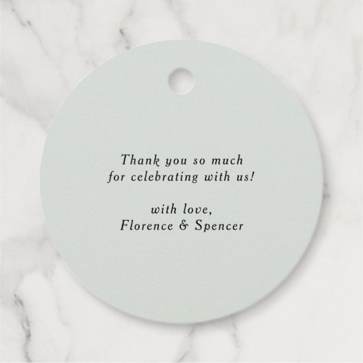 水彩森林森林卒業 フェイバータグ (裏面)