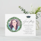 水彩森林緑化卒業パーティー 招待状 (スタンド正面)