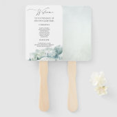 水彩森林計画 ハンドファン (正面&裏面)