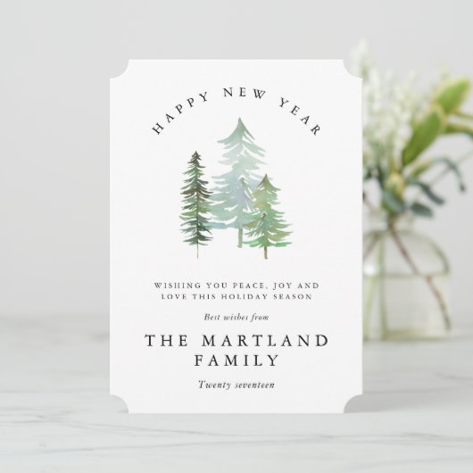 水彩森林 - あけましておめでとうございます。 シーズンカード (スタンド正面)