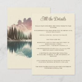 水彩森林 エンクロージャーカード