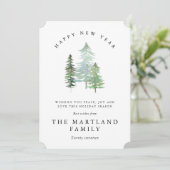 水彩森林 - 新年快乐。 シーズンカード (スタンド正面)