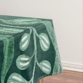 水彩植エレガント物緑葉の絵画 テーブルクロス (インサイチュ)