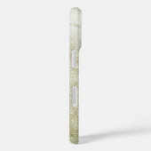 水彩植物とグランジ背景名 Case-Mate iPhoneケース (裏面 / 右)