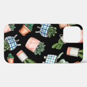 水彩植物の継ぎ目のない模様 Case-Mate iPhoneケース (裏面 (横))