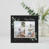 水彩植物エレガント学の緑の写真 シーズンカード (スタンド正面)