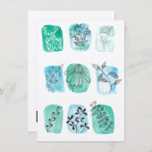 水彩植物一般大事な行事 (正面/裏面)