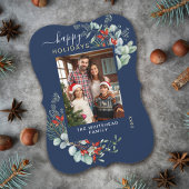 水彩植物写真海軍 シーズンカード