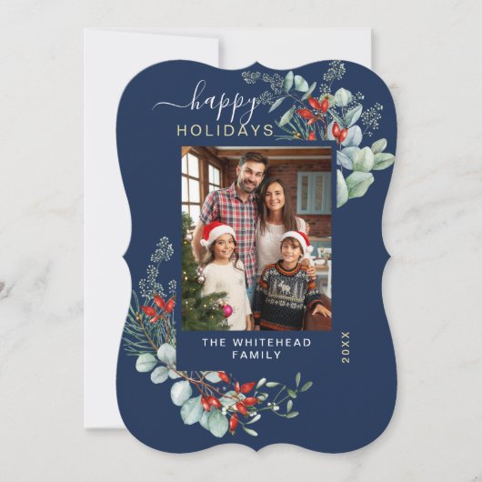 水彩植物写真海軍 シーズンカード (正面)