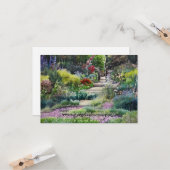 水彩植物園のカスタマイズ可能 カード (正面/裏面インサイチュ)