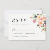 水彩植物園フローラRSVP応答 出欠カード (正面)