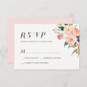 水彩植物園フローラRSVP応答 出欠カード (正面/裏面)