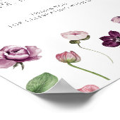 水彩植物好み1枚のポスターをお願い ポスター (角)