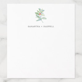 水彩植物性クリスマスカスタム