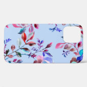 水彩植物性シームレスパターン。手書き Case-Mate iPhoneケース (裏面 (横))