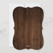 水彩植物性ハッピーホリデーフォトウッド シーズンカード (裏面)