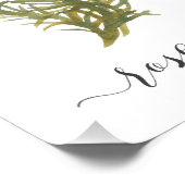 水彩植物性ハーブプリントローズマリー フォトプリント            (角)