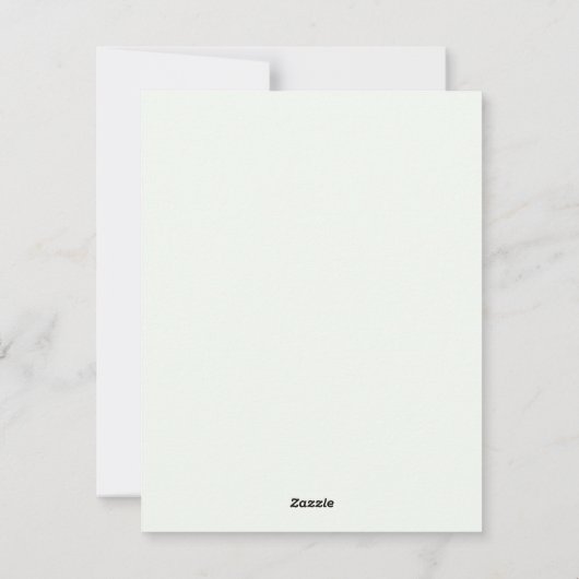 水彩植物性ピンクマグノリア花 シーズンカード (裏面)