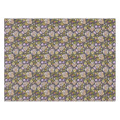 水彩植物性フローラリーフボホ テーブルクロス (正面(横))