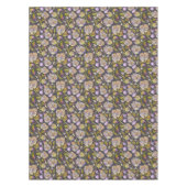 水彩植物性フローラリーフボホ テーブルクロス (正面)