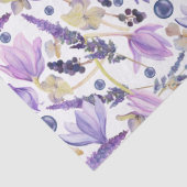 水彩植物性ラベンダーワイルドフラワーボホ 薄葉紙 (詳細)