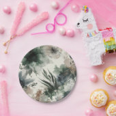 水彩植物性紙プレート ペーパープレート (パーティー)