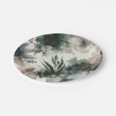 水彩植物性紙プレート ペーパープレート (アングル)