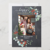 水彩植物性緑素朴板 シーズンカード (正面)