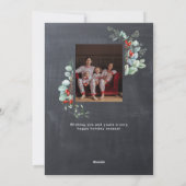 水彩植物性緑素朴板 シーズンカード (裏面)