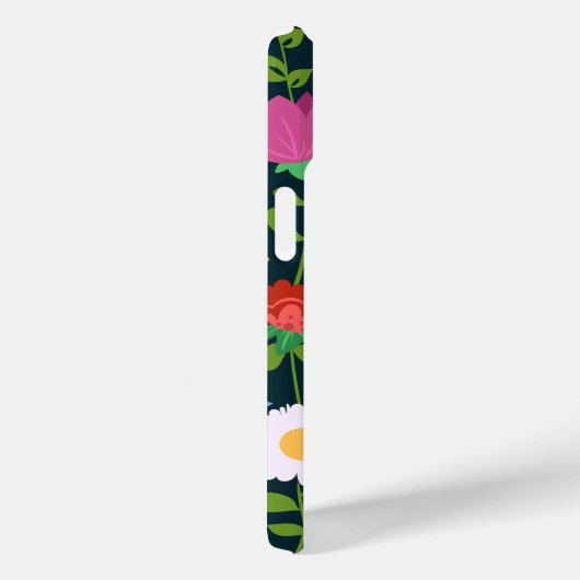 水彩植物性花模様 Case-Mate iPhoneケース (裏面 / 右)