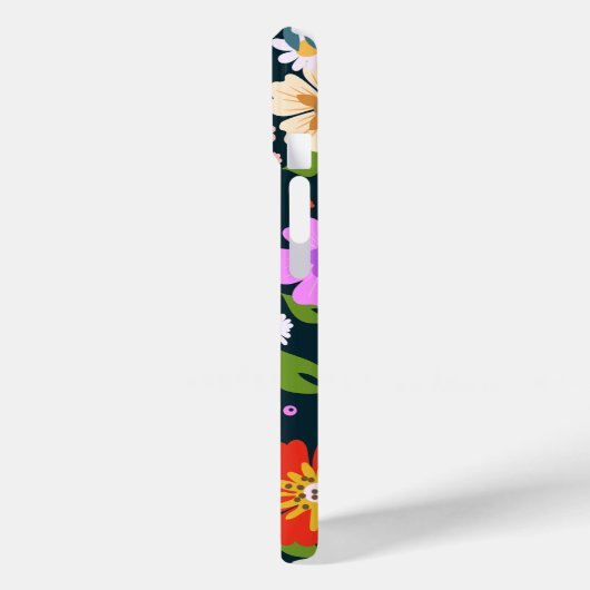 水彩植物性花模様 Case-Mate iPhoneケース (裏面 / 左)