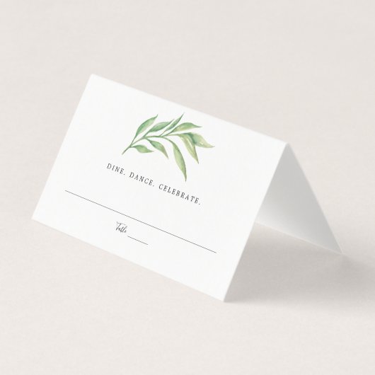 水彩植物性葉植物結婚の護衛座席 (正面)