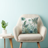 水彩植物性装飾用クッション クッション (椅子)