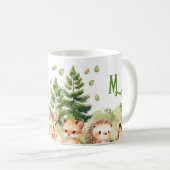 水彩植物森林動物 コーヒーマグカップ (正面右)