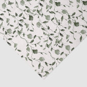 水彩植物模様結婚の 薄葉紙 (詳細)