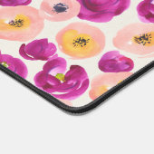 水彩植物模様 デスクマット (コーナー)