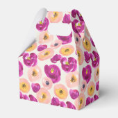 水彩植物模様 フェイバーボックス (裏面サイド)