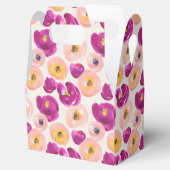 水彩植物模様 フェイバーボックス (オープン)